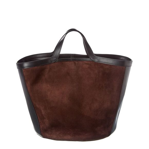 KHAITE Nora Suede Tote - Picture 2 of 4